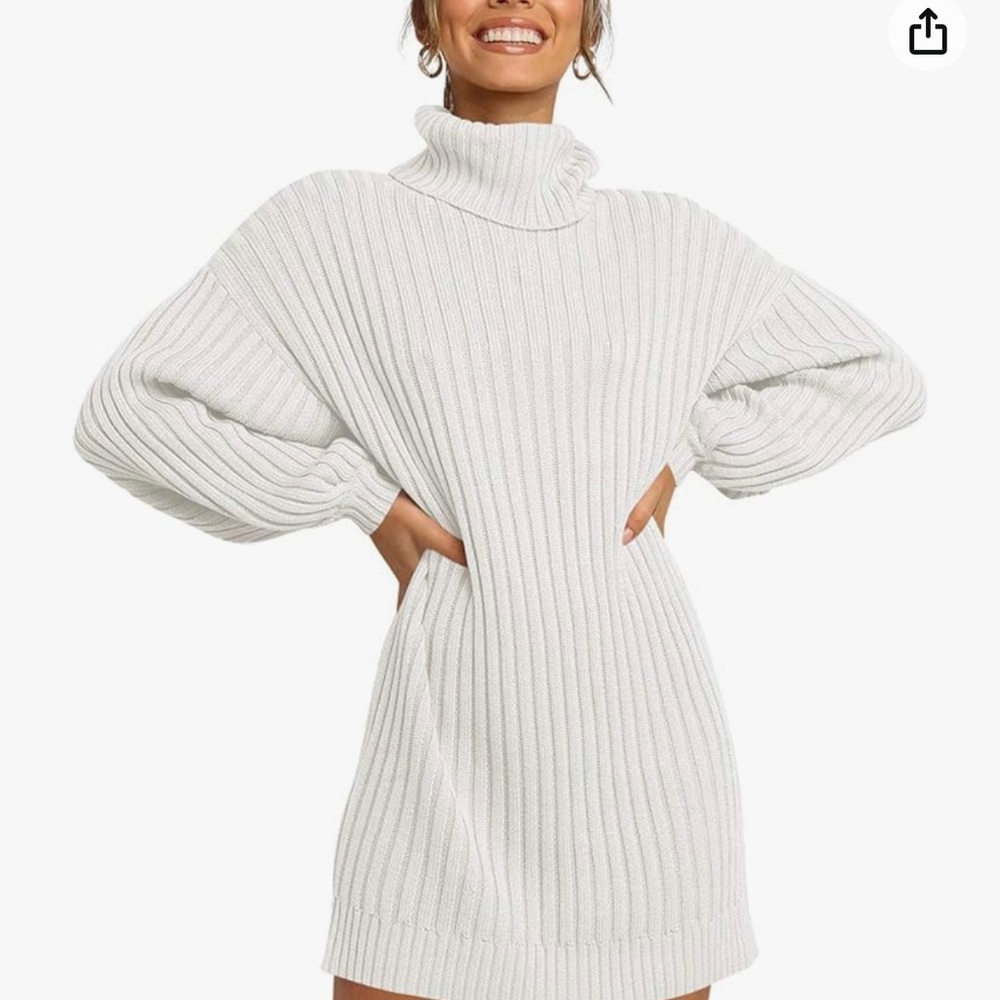 Oversized sweater dress